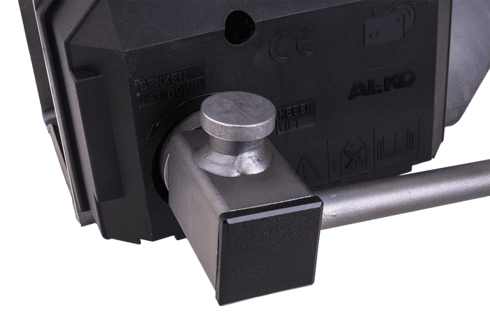 Cabrestante manual para grúa AL-KO de 1150 kg con freno y desenrollado automático