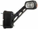 Lámpara de posición izquierda LED HORPOL LDCC 2713 sobre brazo de goma, con sensor de marcha atrás