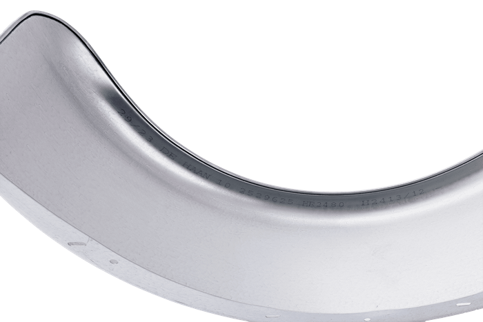 Juego de dos guardabarros para remolque DE HAAN HR 2480 de 15-16", pasos de rueda de 800/240 mm