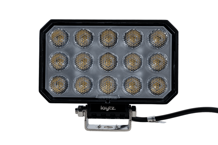 Reflector de lámpara de trabajo LED LAYTZ LY7303, 60 LED, 6000 lm, rectangular