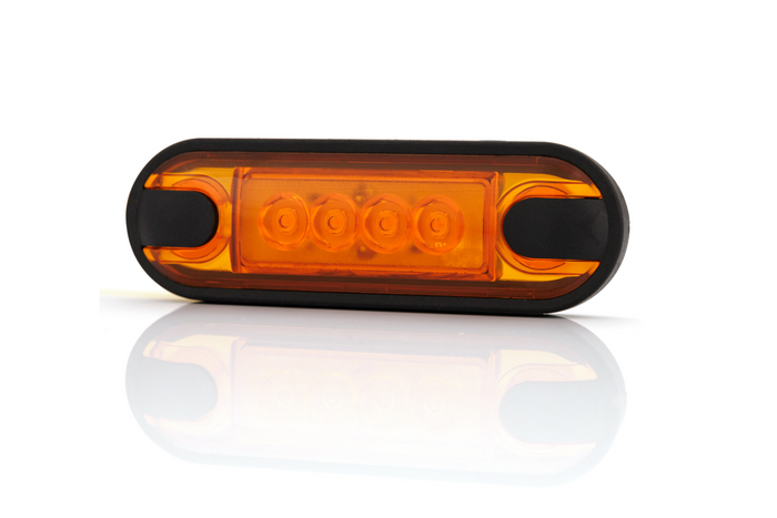 Luz de posición naranja HORPOL LD 3211 LED delgada universal