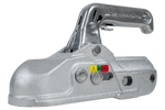 Enganche de bola WINTERHOFF WW 30-K+Z para remolque de 3000 kg con barra de tiro de tubo de 35-51 mm, hierro fundido.