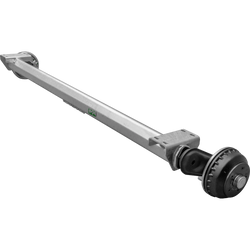 AL-KO COMPACT eje frenado para remolque de barco 1350kg 1645/1755mm 2200mm 5x112
