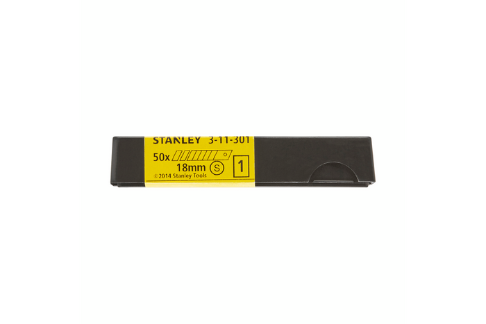 Cuchillas de repuesto STANLEY de 18 mm, 50 unidades