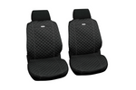 Fundas de asiento de coche LAMPA Ziga, color negro, para los asientos delanteros