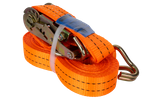 Cinta transportadora UNITRAILER de 8 m/35 mm/2 t de color naranja con tensor