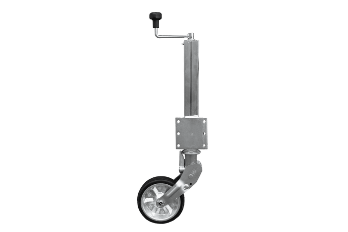 Rueda jockey automática UNITRAILER con manivela 400 kg 60 mm 470-785 mm