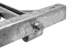 Estabilizador de esquina extensible KNOTT 6X1197.007 para remolque de 1100 kg y 498 mm