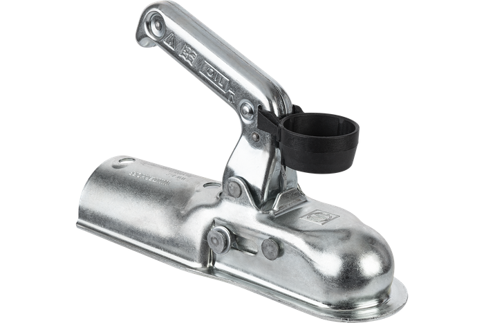 Enganche de bola WINTERHOFF WW8-C para remolque de 800kg con lanza tubular de 70mm