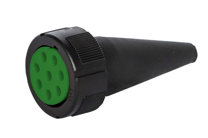 Juego: 2 conectores ASPÖCK de bayoneta de 8 pines para luces traseras 12V