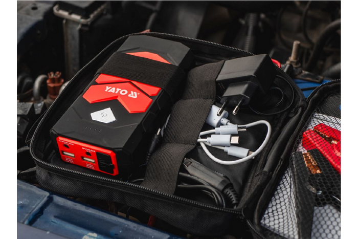 Arrancador de batería portátil YATO YT-83081 de 9000 mAh