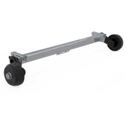 KNOTT VGB13M eje frenado para remolque / grúa 1350kg 1450mm 1950mm 5x112
