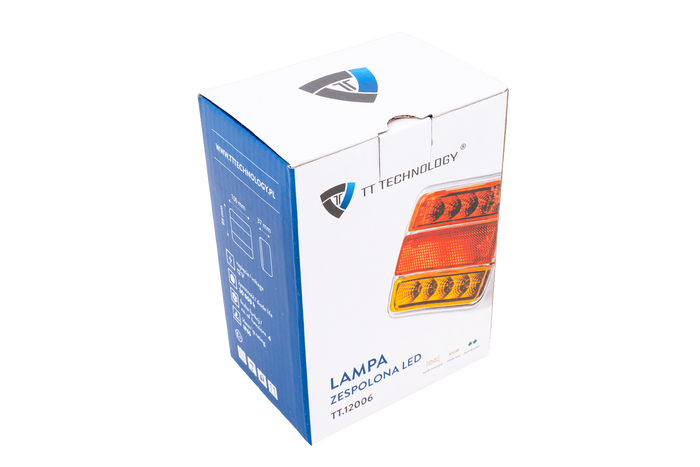 Luz trasera LED universal TT TECHNOLOGY TT.12006 con 4 funciones