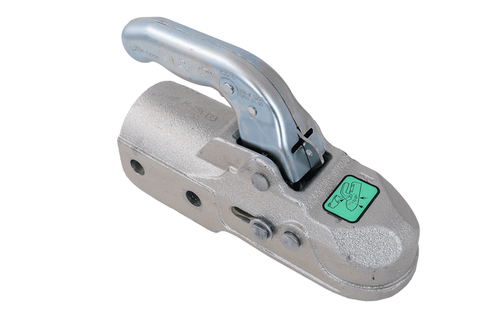 Enganche de bola KNOTT K35-C para remolque de 3500 kg con barra de tiro de tubo de 60 mm, hierro fundido 