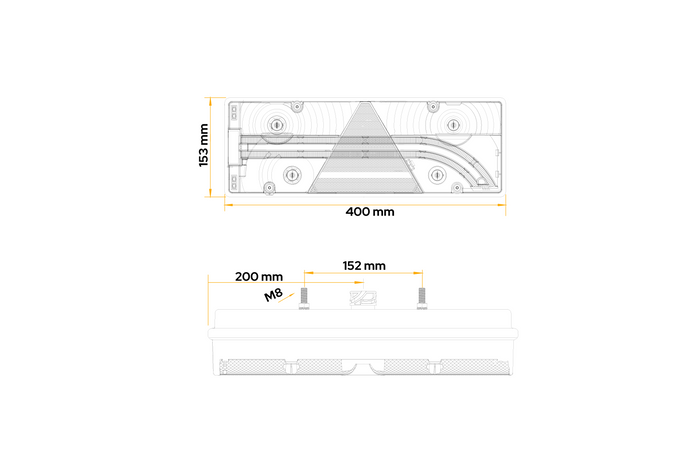 ASPÖCK Europoint III piloto trasero 7 funciones izquierdo