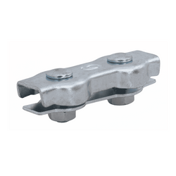 Abrazadera de cuerda doble DROMET ZLS.6 para cuerdas de 6 mm