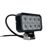 Reflector de lámpara de trabajo LED LAYTZ LY7302, 32 LED, 3200 lm, rectangular