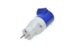 Adaptador con toma para CEE 16A con contacto de protección ProPlus 373518