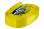 Cuerda de remolque con ganchos UNITRAILER correa de remolque 5m/50mm/6t amarilla