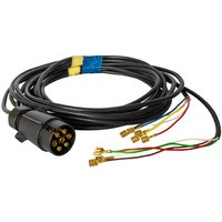 Arnés de remolque de instalación eléctrica MANTES 4m enchufe 7PIN conectores 6.3