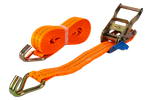 Cinta transportadora UNITRAILER de 5 m/35 mm/2 t de color naranja con tensor