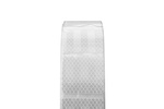 Cinta adhesiva reflectante contorno blanca en segmentos - 1 m