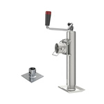 Soporte de manivela completo S.170033 + adaptador S.29317 SIMOL para remolque plataforma de 1300 kg