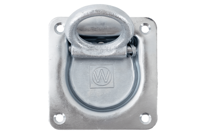 Enganche de soporte de suelo empotrado WINTERHOFF ZBF 70-2 para asegurar la carga del remolque