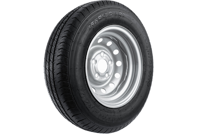 Juego de dos ruedas reforzadas para remolque LINGLONG TIRES 165/80 R13C 96/94N UNITRAILER LLANTAS 4.5Jx13"H2 5x112 ET:30