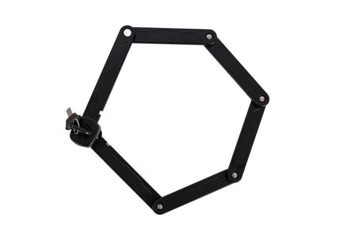Candado plegable para bicicleta de 85 cm con asa PROFEX 81640
