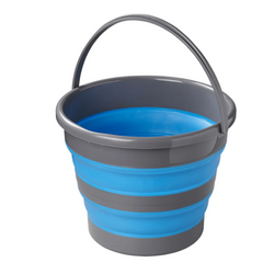 Cubo de viaje plegable ProPlus 370307V01, recipiente de silicona de 15 litros.