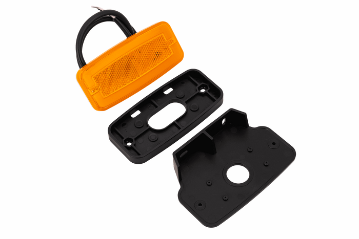 Lámpara de señalización LED HORPOL LD 2765, naranja, universal, con soporte