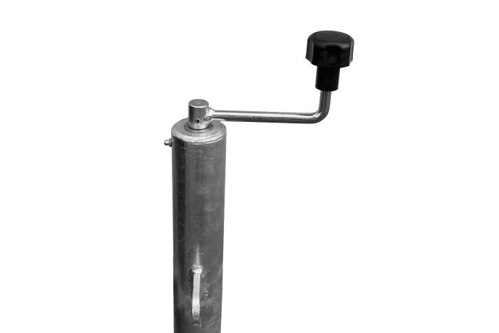 Rueda jockey automática UNITRAILER con manivela 500 kg 60 mm 660-904 mm
