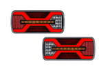 Luces traseras KAMAR X-SPIDER L2430+L2431 con base de bayoneta de 5 pines y 7 funciones (izquierda y derecha).
