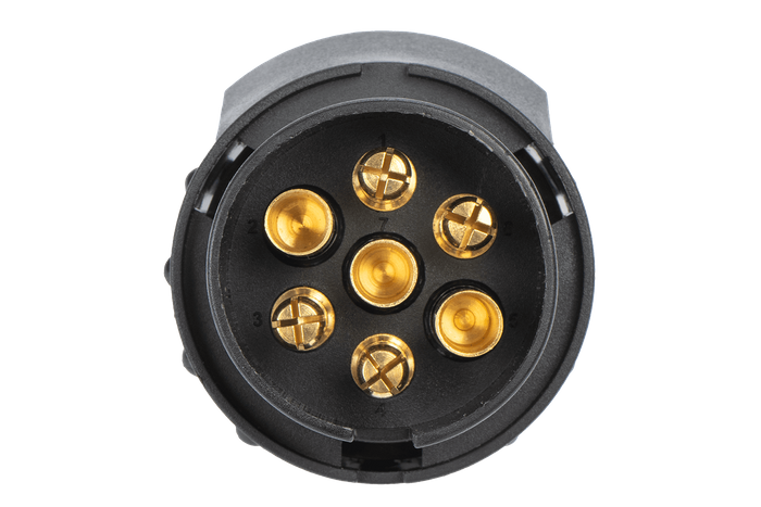 Adaptador adaptador UNITRAILER, casquillo de enganche de remolque reductor 7/13 PIN