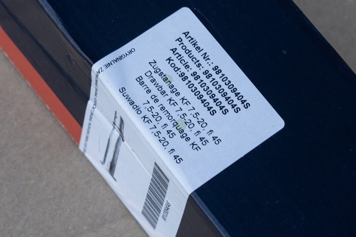 Tubo tracción para enganche de inercia KNOTT KF13, KF17, KF20