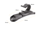 Soporte de montaje para guardabarros DOMAR DK8129, ajustable, diámetro 42 mm