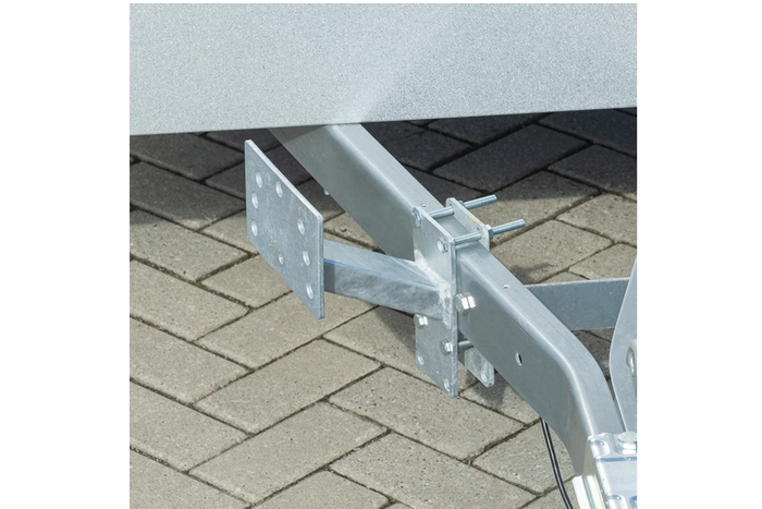 ProPlus 342643 Soporte de montaje para rueda de repuesto de remolque, ángulo de 8 a 16"