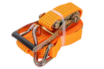Cinta transportadora UNITRAILER de 8 m/50 mm/5 t de color naranja con tensor