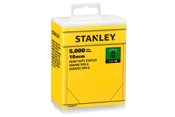 Grapas STANLEY 1-TRA706-5T Tipo G 4/11/140 10 mm 5000 piezas