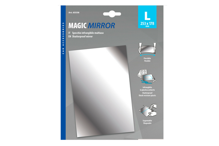 Espejo autoadhesivo LAMP Magic-Mirror L 253x178mm