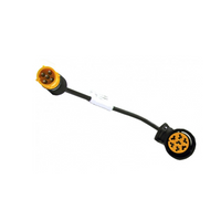 Adaptador de bayoneta de 5 pines / conector angular ASS2 de 7 pines ASPÖCK Adaptador izquierdo