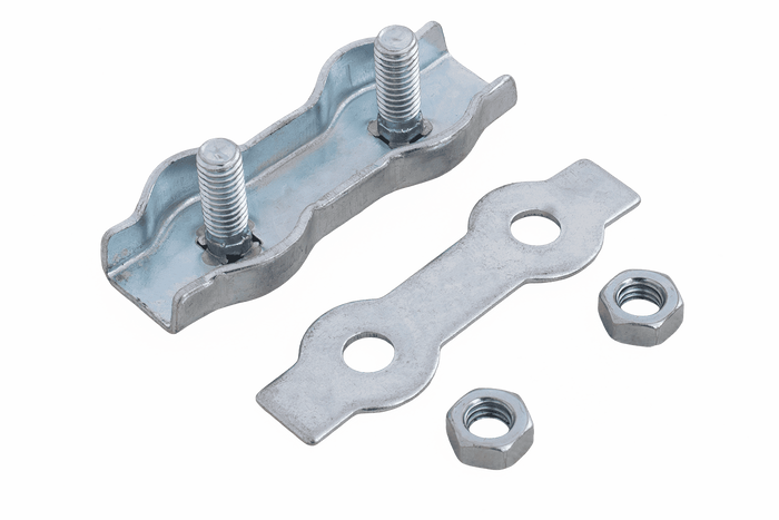Abrazadera de cuerda doble DROMET ZLS.6 para cuerdas de 6 mm