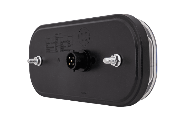 FRISTOM FT-230 Piloto trasero LED de bayoneta, 6 funciones, universal