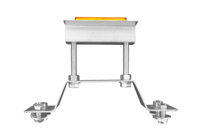 REMOLQUE DE JARDÍN UNITRAILER KIPP Soporte de montaje de rueda de repuesto con reflector