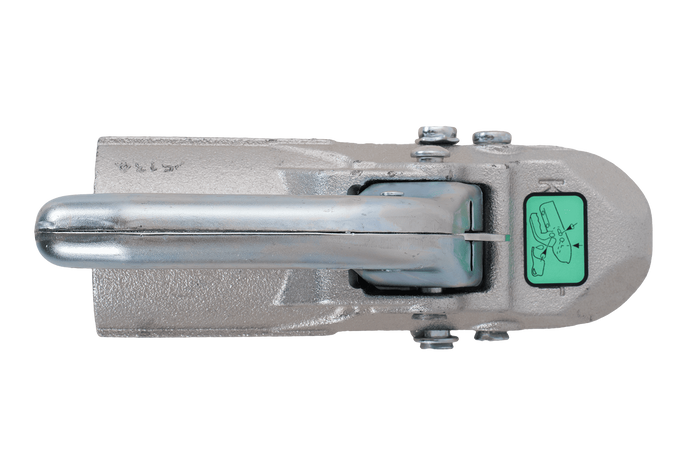 Enganche de bola KNOTT K35-C para remolque de 3500 kg con barra de tiro de tubo de 60 mm, hierro fundido