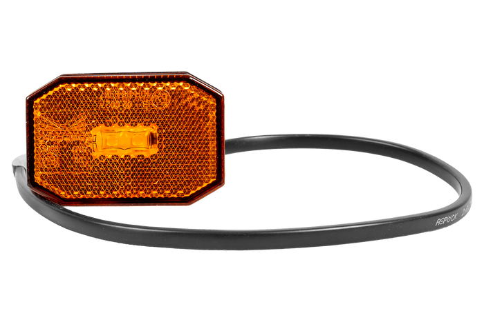 Lámpara de señalización LED universal ASPÖCK FLEXIPOINT naranja