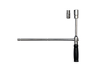 Llave plegable para ruedas de coche en estuche YATO YT-08035, vasos de 17-23 mm