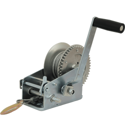 Cabrestante manual KNOTT 6X0017.008 para remolque de 900 kg con cable de acero