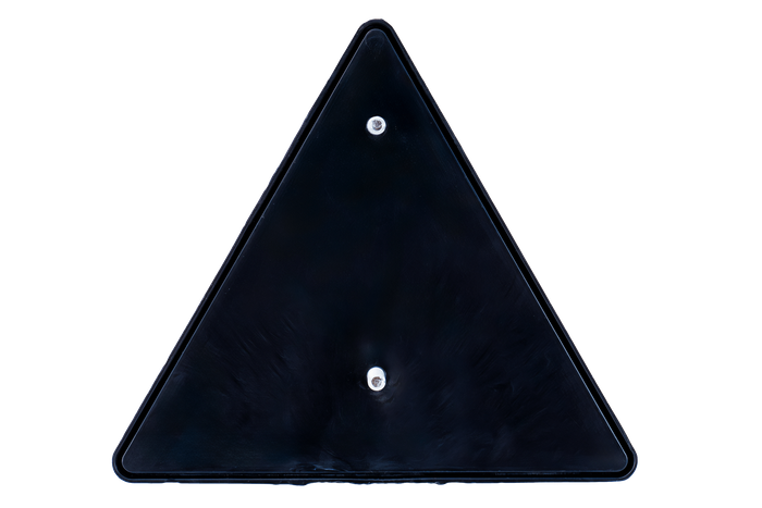 DOBPLAST DPT35 triángulo reflectante de advertencia, rojo, 148mm